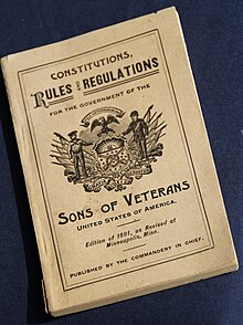 1891 Sons of Veterans rulebook 1891SonsOfVeteransRulebook.jpg