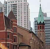 The church from the back ChicagoOldStPat.jpg