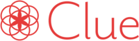 برنامه موبایل Clue logo.png