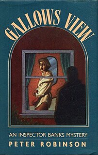 <i>Gallows View</i> 1987 crime novel by Peter Robinson