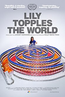 Movie poster for the documentary Lily Topples the World.