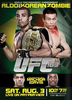 UFC 163 UFC mixed martial arts event in 2013