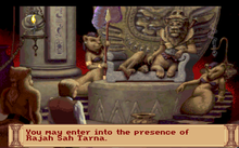 Typical gameplay for Quest for Glory III. ScreenshotQuestforGloryIIIgame.png