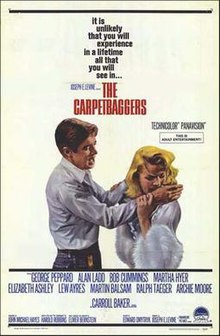 L'affiche de 1964 des Carpetbaggers.jpg