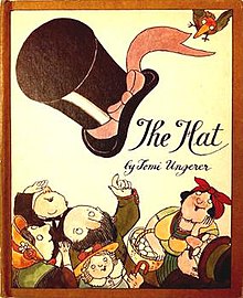 Cover of the first edition of the book. The Hat by Tomi Ungerer, cover photo.jpg