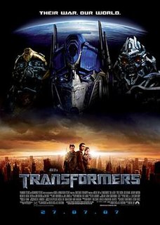 <i>Transformers</i> (film) 2007 science fiction film directed by Michael Bay