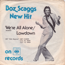 We're All Alone by Boz Scaggs Australian single.png