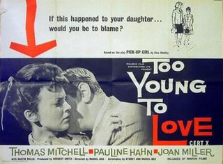 <i>Too Young to Love</i> (film) 1959 film by Muriel Box