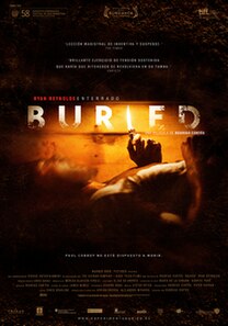 <i>Buried</i> (film) 2010 film by Rodrigo Cortés