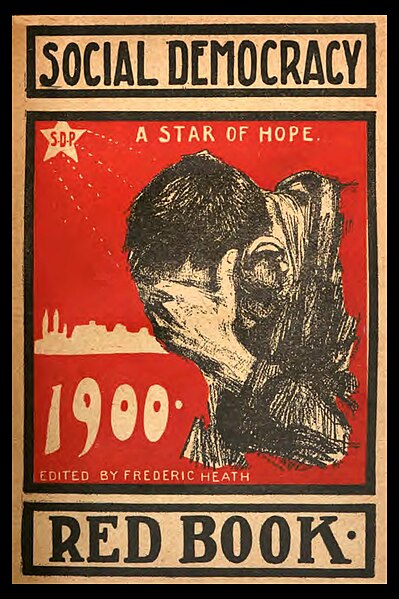 Cover motif of the paperback edition of Frederic Heath's Social Democracy Red Book