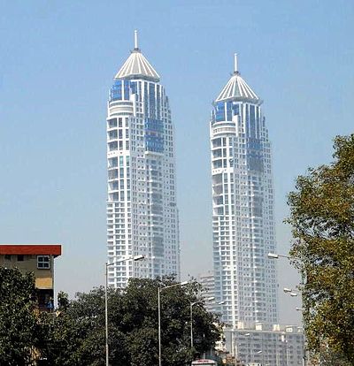 Imperial Twin Towers, in Mumbai, are currently the tallest residential buildings in India