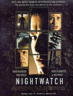 <i>Nightwatch</i> (1997 film) 1997 American horror-thriller film directed by Ole Bornedal