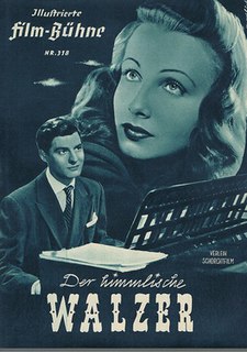 <i>The Heavenly Waltz</i> 1948 Austrian film