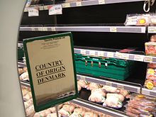 An Irish supermarket six days following the outbreak of the crisis, only offering Danish pork for sale. Irish Pork Crisis Goes Danish.jpg