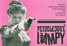 Yağ Lambaları için dörtlü afiş, Juraj Herz.jpg tarafından yönetilen 1971 Çek filmi