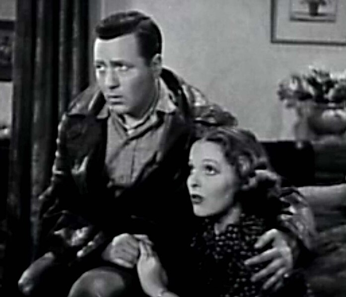 File:Ray Walker and Sally Bane in Crashing Through Danger (1939).jpg