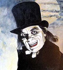 Russ Jones's painting of Lon Chaney, Sr. in London After Midnight. Russlondonchaney.jpg