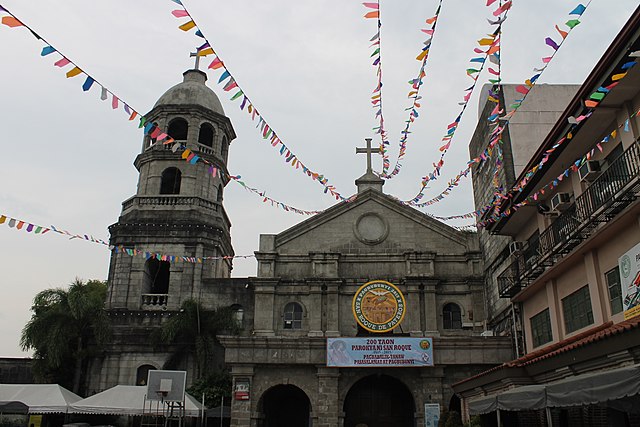 Diocesan Shrine of St. Martha and Parish of St. Roch in Pateros, Metro Manila, Philippines. The only shrine in southeast Asia dedicated to St. Martha.