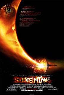 <i>Sunshine</i> (2007 film) 2007 British-American science fiction film by Danny Boyle