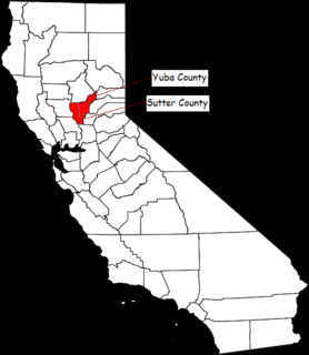 Yuba–Sutter area Metropolitan statistical area in California, United States