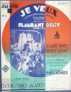<i>Caught in the Act</i> (1931 film) 1931 film by Hanns Schwarz, Georges Tréville