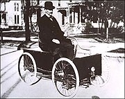 Henry Ford and the Quadricycle Henry Ford - Quadricycle, 1905.jpg