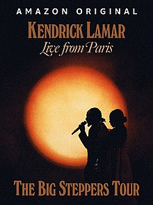 Kendrick Lamar's The Big Steppers Tour Streaming Live From Paris On Oct 22  Poster Canvas –