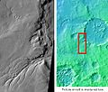 Semeykin Crater Drainage. Click on image to see details of beautiful drainage system. Location is Ismenius Lacus quadrangle.