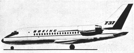 1964 concept with tail mounted engines