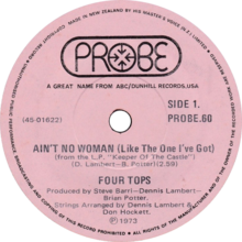 Aint no woman like the one i've got by four tops New Zealand single side-A.png