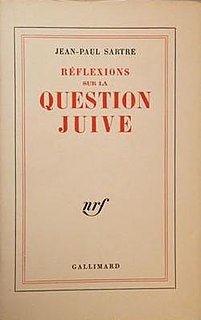 <i>Anti-Semite and Jew</i> 1946 book by Jean-Paul Sartre