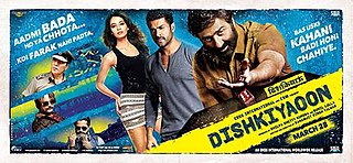 <i>Dishkiyaoon</i> 2014 Indian Hindi-language crime action film