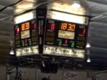 The newer electronic clock and scoreboard, introduced in the early 21st century FIA Electronic Clock.png