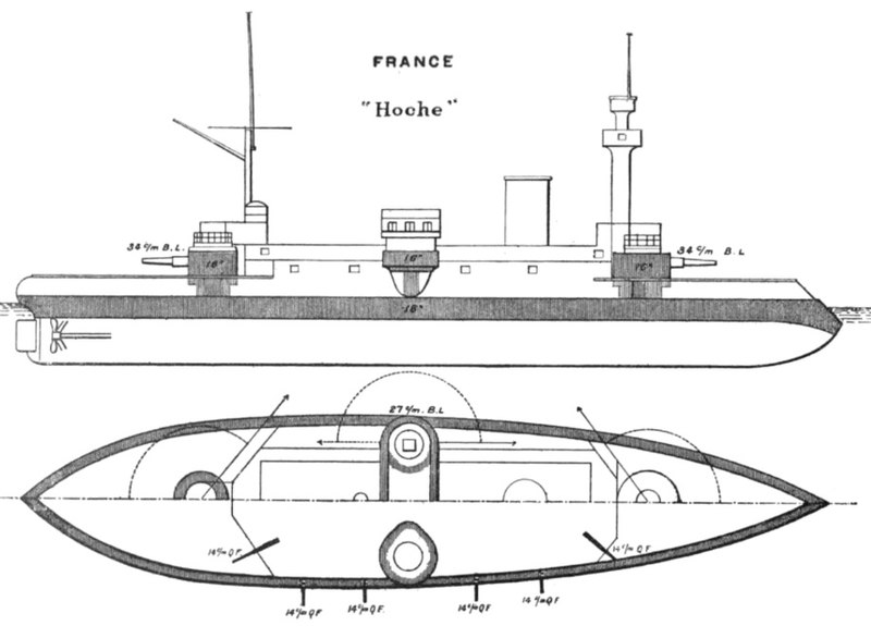 File:French ironclad Hoche original configuration drawing.jpg