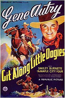 <i>Git Along Little Dogies</i> (film) 1937 film by Joseph Kane