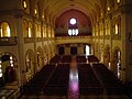 Interior of the church looking north