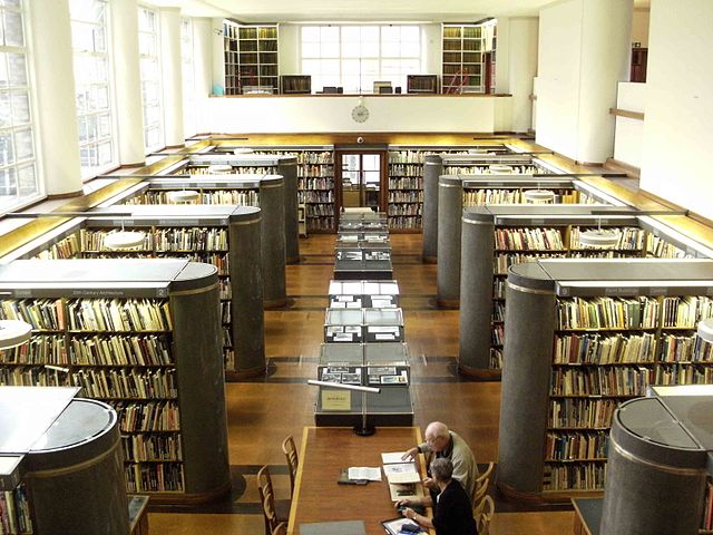 Reading Room, British Architectural Library, RIBA, 66 Portland Place, London