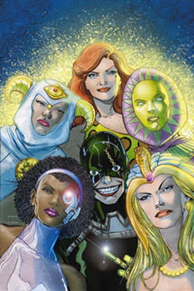 Top: Jinx, Giganta, Trinity. Bottom: Cyborgirl, Doctor Poison, Queen Clea.