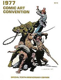 Program book featuring Swamp Thing art by Berni Wrightson (as he then spelled his first name). 1977ComicArtConventionProgram.jpg