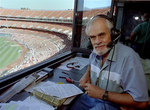 King in 1994 prior to an Athletics game at [[Oakland–Alameda County Coliseum]].