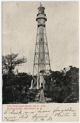 <span class="mw-page-title-main">Cape Fear Light</span> Lighthouse in North Carolina, US