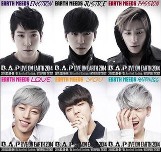 <span class="mw-page-title-main">B.A.P Live on Earth 2014 Continent Tour</span> 2014 concert tour by B.A.P.