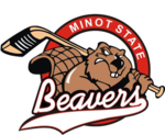 Женский хоккейный атлетический логотип Minot State Beavers