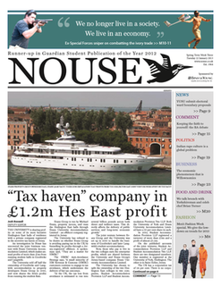 <i>Nouse</i> University of Yorks student newspaper and website