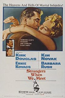 <i>Strangers When We Meet</i> (film) 1960 film by Richard Quine