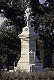 Statue of Richard W. Dowling Sculpture in Houston, Texas, U.S.