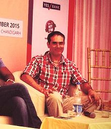 Rishi Vohra bei Chandigarh Literati im Jahr 2015