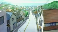 Air takes place in a town modeled on Kami, Japan. Air town.png