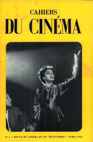 Cover of the inaugural issue (April 1951), with a still from Sunset Boulevard