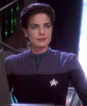 Terry Farrell as Jadzia Dax in 2374